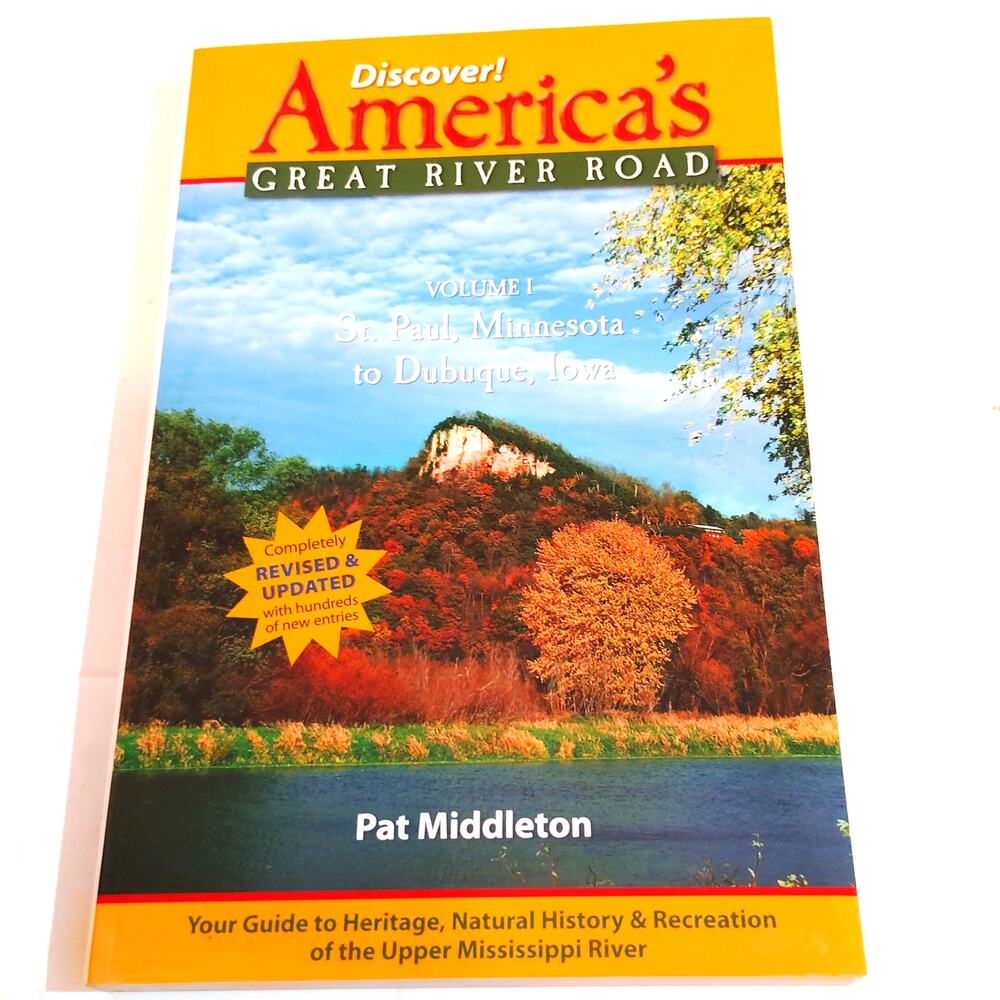 Discover America’s Great River Road 2009 Paperback LN Signed 5th Ed Mississippi